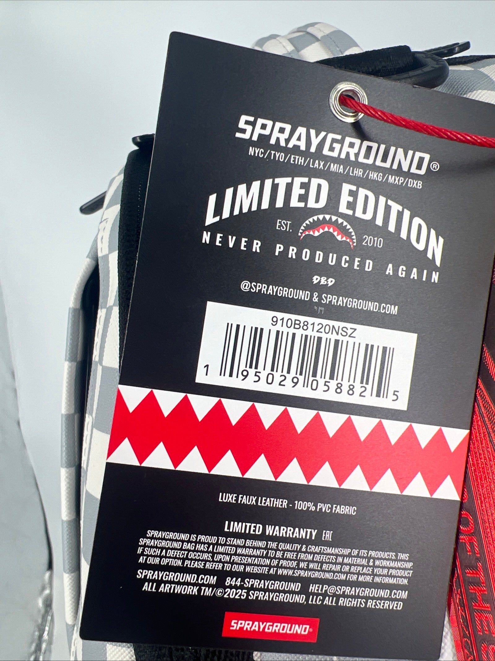 Sprayground limited edition backpack