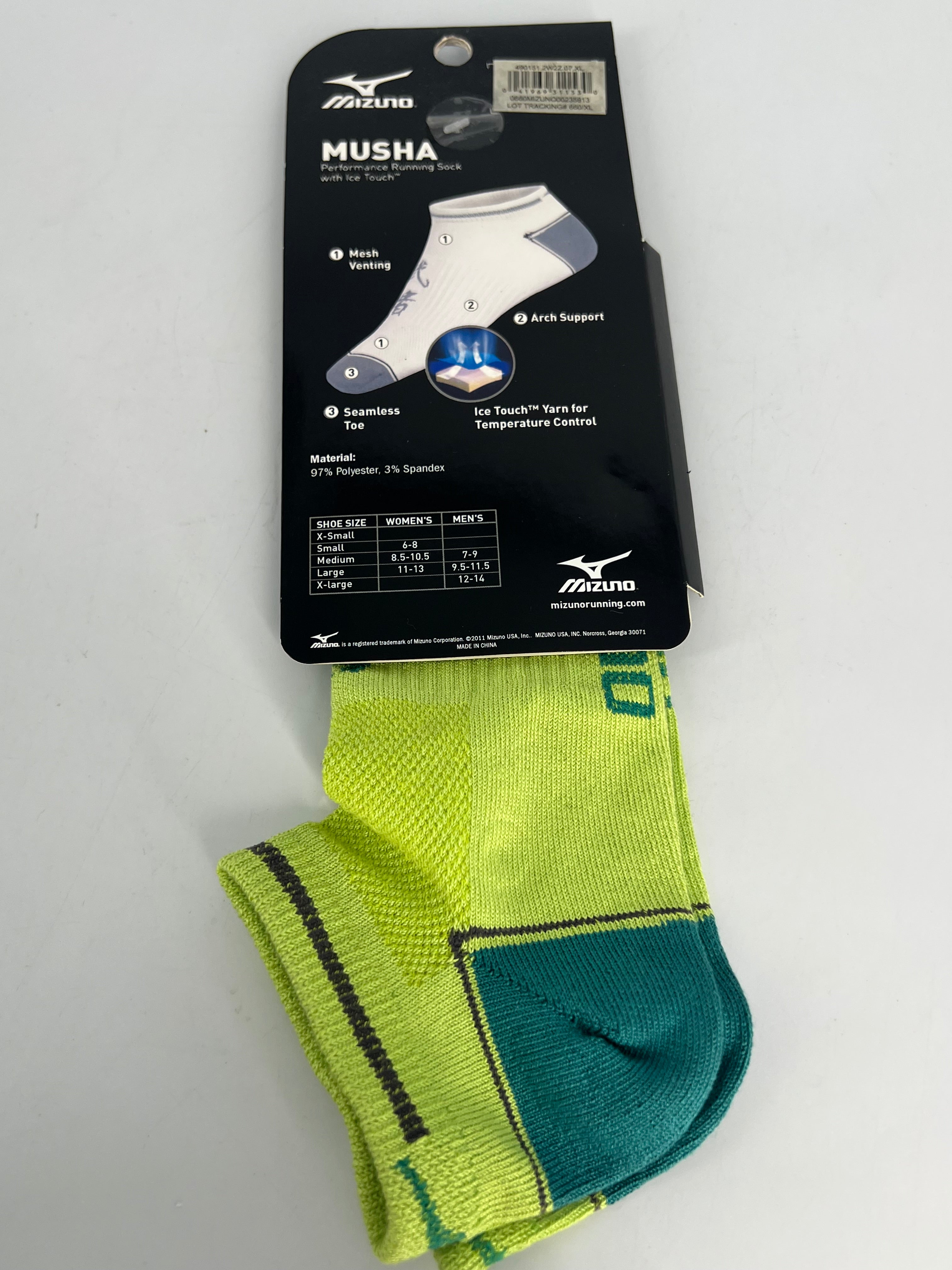mizuno running socks