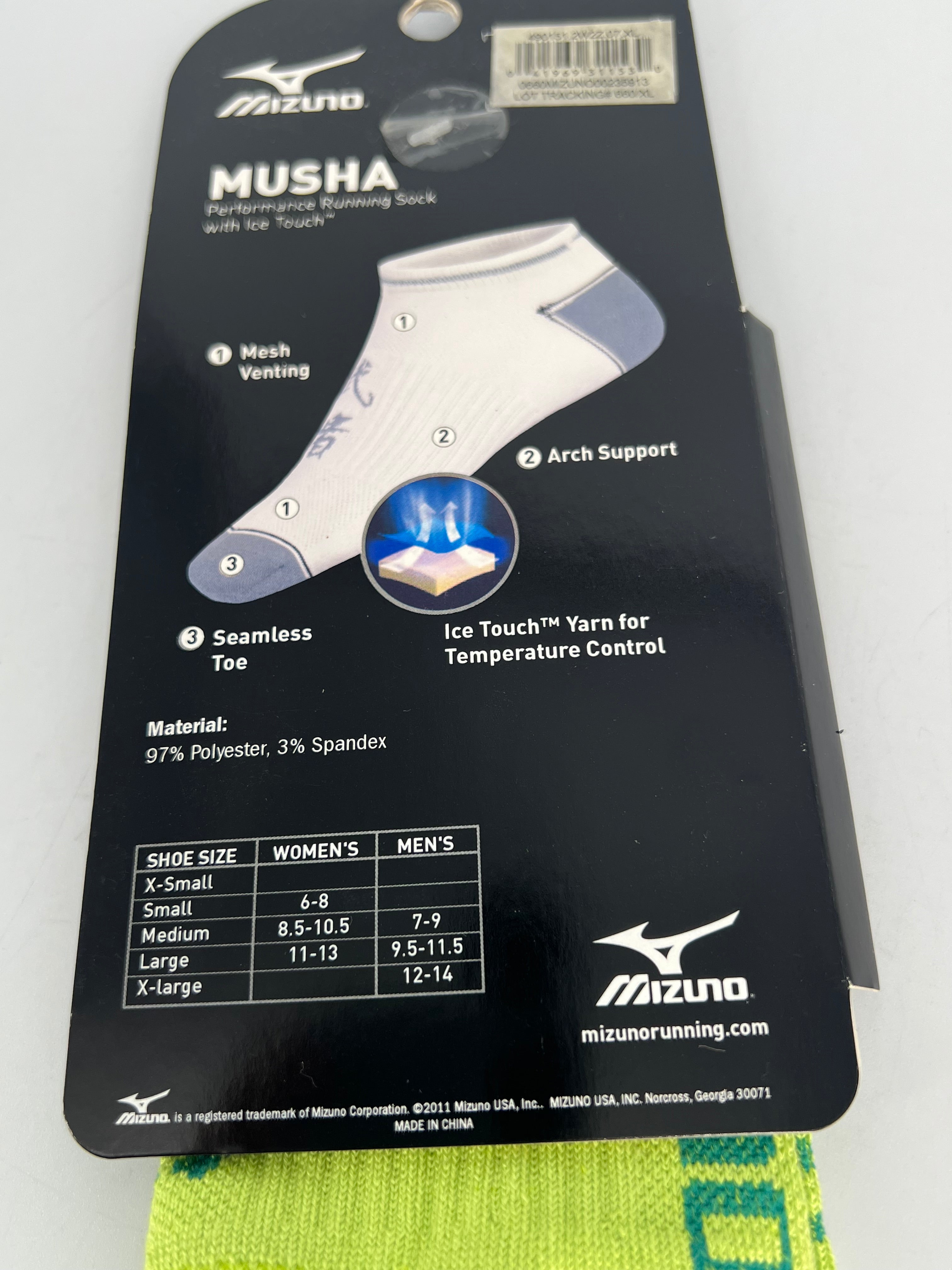 mizuno running socks