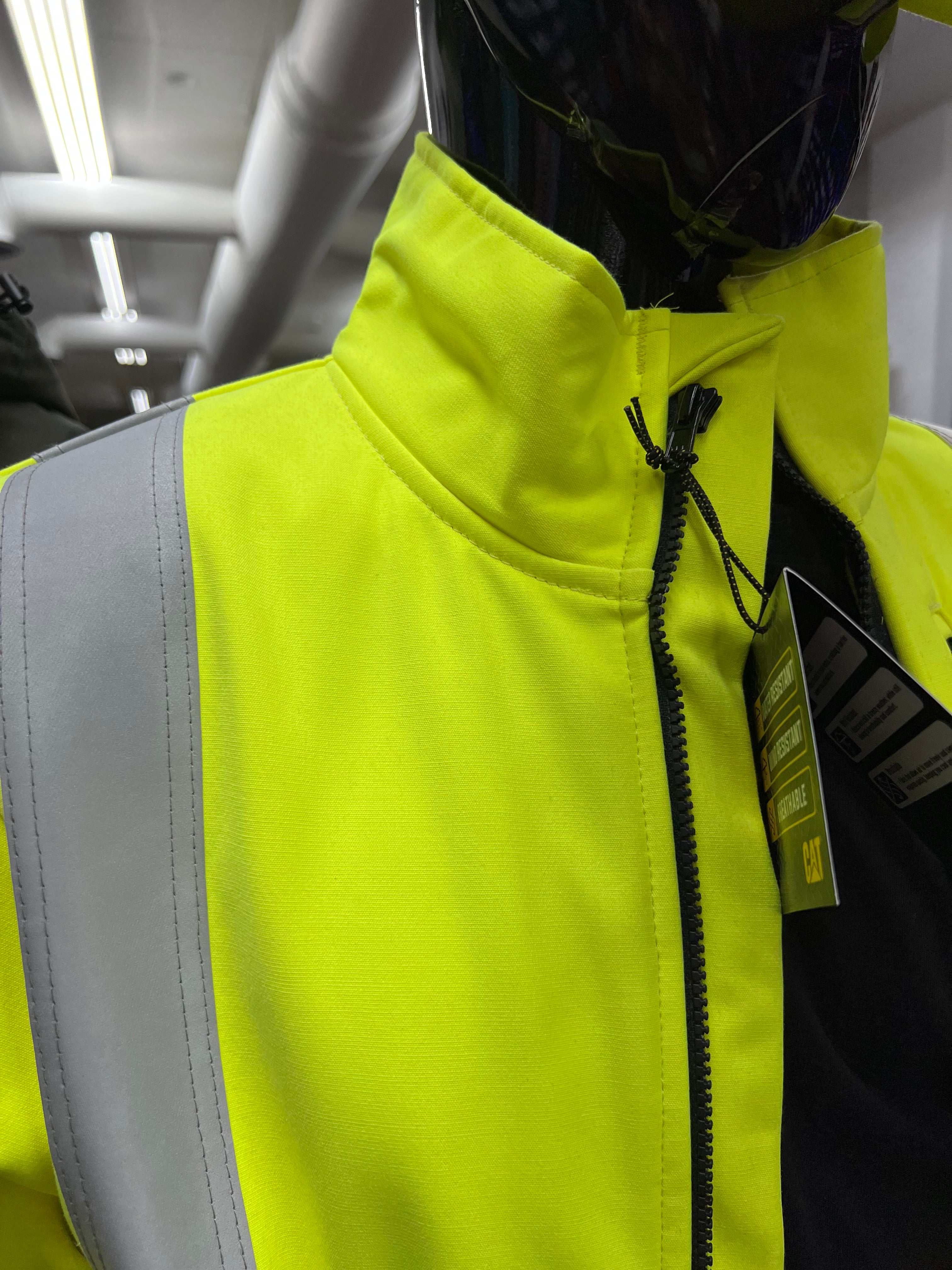 Soft Shell Jack  CATERPILAR -water resistant,wind resistant,breathable-FLAME RESISTANT